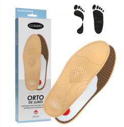 Corbby Orto de luxes természetes bőrből készült prevenciós ortopéd talpbetét méret 40 (6360C)