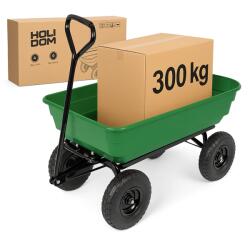  Kocsi 80L-től 300kg-ig Billenős Funkcióval Kerti talicska (Duży wózek transportowy przyczepka taczki)