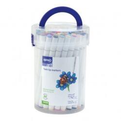 Spree Двувърхи маркери SPREE Art Soft Brush 60 цвята