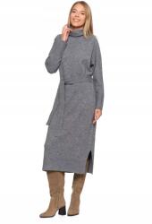 Moraj Ruha Női MIDI Pulóver Garbóval Moraj Elegáns Grafit L/XL (MDW6000-002)