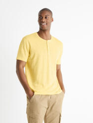 Celio Жълта ленена риза с къс ръкав Celio Celio | Zhalt | МЪЖЕ | S