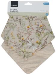 Kikkaboo Комплект 2 бр муселинов лигавник Secret Garden Beige (31303030070)