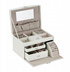 Relaxdays Ékszertartó doboz tükörrel Relaxdays (03416)