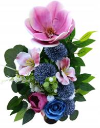  Csokor Utántöltő Váza Üveg Művirág Sír Temető Magnólia (Kwiaty 2.0)