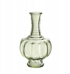 Ideas 4 Seasons Üveg váza gyertyatartó 15 x 9cm étterem kávézó Zöld (35305)