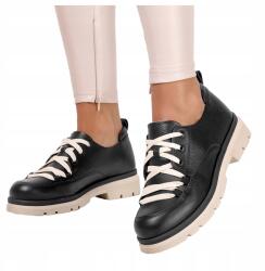 Casu Tavaszi Platform Félcipő Lengyel Bőr R 37 (002)