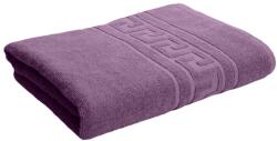 Ralex Pucioasa Prosop baie de corp 70x140 cm Bumbac 100%, Greek Border 500 grame/mp, Mov Opera Prosop