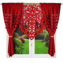 Xzhome Függönyszett Áttöréses Mintával És Kristály Díszítéssel Cirkónia Kövekkel (FN 529)