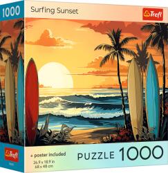 Trefl - Puzzle Surfing Sunset - 1 000 piese