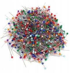  38 Mm-es Szabógombostűk Gyöngyház Fejjel Dobozban 700 Db (1210200020911)