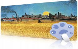  Egér- és billentyűzetpad XXL 900x400mm csúszásgátló kék. 2db (Podkładka Pod Mysz)