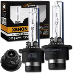 Auto Gamma Xenon izzók Xenon D2S 35W 4300K Prémium jóváhagyás +100% szett