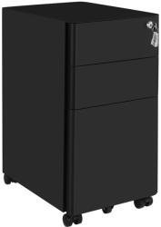 SONGMICS Ullo fekete irodakonténer (0194343021379)