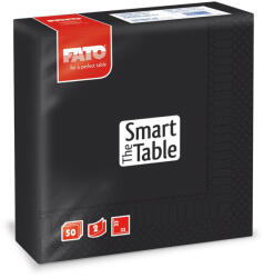 FATO Szalvéta 2 rétegű 33 x 33 cm 50 lap/cs Fato Smart Table fekete_82622500 - papirx