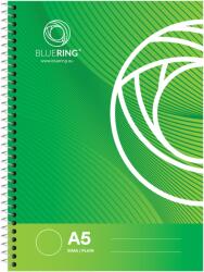 BLUERING Spirálfüzet A5, 70lap Bluering® sima