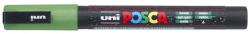 uni Dekormarker 0, 9-1, 3mm, Uni-Posca PC-3ML csillámló zöld - papirx