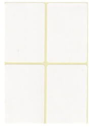 Papirx Etikett címke, 38x58mm, 15 lap, 4 címke/lap