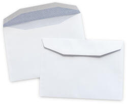 Bluering Boríték LC/5 enyvezett bélésnyomot 162x229mm Bluering® fehér - papirx