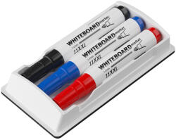 ICO Táblamarker+törlő készlet Ico 3 klf. szín - papirx