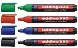 edding Alkoholos marker 1-5mm, vágott Edding 330 piros - papirx
