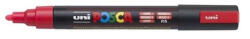 uni Dekormarker 1, 8-2, 5mm, Uni Posca PC-5M fluor piros - papirx