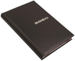 Realsystem Határidőnapló Carbon A/5, napi fehér lapokkal acél Realsystem 2026 - papirx