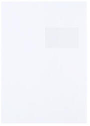 Bluering Boríték TC/4 szilikonos bélésnyomott jobb ablak 55x90mm ablak jobb oldalról 20mm felülről 57mm Bluering® fehér - papirx