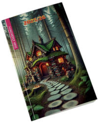 Realsystem Diák zsebkönyv 125mmx205mm, fehér lapokkal 2025/2026 meseház Realsystem