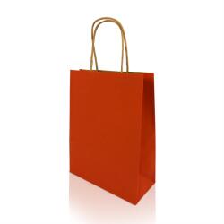 h-Green Sodrottfüles papírtáska 185x240mm 80mm talp S méret 250 db/doboz, piros