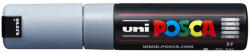 uni Dekormarker 4, 5-5, 5mm, Uni Posca PC-7M szürke - papirx