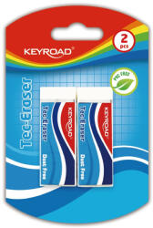 Keyroad Radír, PVC mentes 2 db/bliszter Keyroad Tec Eraser - papirx
