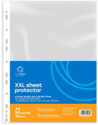 BLUERING Genotherm lefűzhető, A4, XXL 50 micron 250x310mm, extra SZÉLES víztiszta Bluering® 50 db/csomag