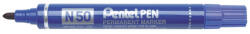 Pentel Alkoholos marker fém testű 4, 3mm kerek hegyű N50-CE Pentel Extreme kék - papirx