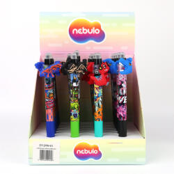 Nebulo Zseléstoll radírozható, nyomógombos, mérges dino 24 db/display Nebulo - papirx
