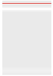 Bluering Simítózáras tasak 6x8cm, 100 db/csomag, Bluering® - papirx