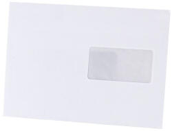 Bluering Boríték LC/5 szilikonos bélésnyomott jobb ablakos 45x90mm 162x229mm J20A60 Bluering® fehér - papirx