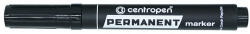 Centropen Alkoholos marker 1-4, 6mm, vágott hegyű, Centropen 8576 fekete - papirx