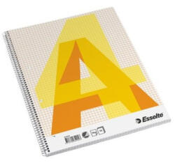 Esselte Spirálfüzet A4, 70lap perforált lyukasztott kockás Esselte