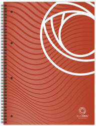 BLUERING Spirálfüzet A4, 80lap, perforált lyukasztott Bluering® kockás