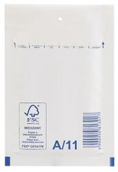 Bluering Légpárnás tasak 11/A szilikon külső méret 120x175mm, belső méret 100x165mm, Bluering® fehér - papirx