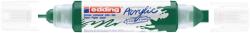 edding Akril marker 2-3mm, és 5-10mm, 3D kétvégű Edding 5400 moha zöld - papirx