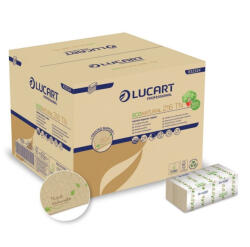 Lucart Szalvéta adagolóba 2 rétegű hajtogatott 150 lap/cs 40 cs/karton 216 TN EcoNatural Lucart _832324B