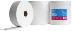 BLUERING Toalettpapír 2 rétegű közületi átmérő: 27 cm 100% cellulóz 360 m/tek 6 tekercs/csomag erősített duda Bluering® hófehér - papirx