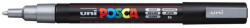 uni Dekormarker 1, 8-2, 5mm, Uni Posca PC-5M ezüst - papirx