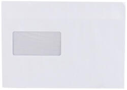 Bluering Boríték LC/5 öntapadó bélésnyomott bal ablakos 45x90 162×229mm B20A60 Bluering® fehér - papirx