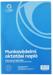 Bluering Munkavédelmi oktatási napló 24lapos A4, álló B. VALL. 349 Bluering® - papirx