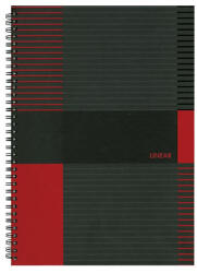 Marker Spirálfüzet A4, 80lap vonalas, keményfedelű Marker Linear