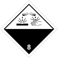 Papirx Információs címke, papír Maró anyagok 10cmx10cm 300db/tekercs