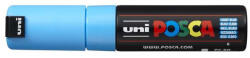 uni Dekormarker 8mm, Uni Posca PC-8K világoskék - papirx