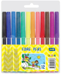 Educa Rostirón, filctoll készlet, Educa 12 klf. szín - papirx